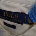 POLO RALPH LAUREN Men's Long Sleeve Oxford Button Down Shirt (Large, White)