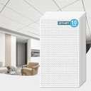 Art3d Acoustic Drop Ceiling Tiles 24x48 10-Pack, Soundproof Panels 2x4ft for Wall Coverings, White
