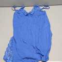 Avidlove Women's Lingerie Sexy Nightwear Spaghetti Strap Nightgown Babydoll Chemise (Medium, Blue)