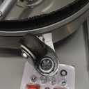 janz 14" Pressure Washer Surface Cleaner with 4 Wheels, Stainless Steel Housing, 1/4" Quick Plug, 2 Extension Wands, 2 Replacement Nozzles and 3 Spray Nozzles, 4000 PSI