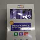 Party Solids Lavender Plastic Silverware Heavy Duty 150 Pieces Lavender Disposable Silverware Heavy Duty, Utensil Sets, 50 Of Each Forks, Knives & Spoons Disposable Cutlery Set For Party Supplies