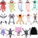 Zonon 14 Pieces 3D Bookmark Funny Animal Cartoon Bookmark Novelty Birthday Party Favors for Men and Women Help with Reading Office Supplies