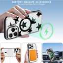 for iPhone 13 Pro Case for Women Girl Men Boy,Compatible with MagSafe,Clear Phone Cover Shockproof Protective Transparent Case for iPhone 13 Pro-Ink Star