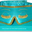 DROWSY Breakfast at Drowsy Silk Sleep Mask  100% Pure Mulberry Silk, Total Blackout, Ultra-Soft & Skin Hydrating for Beauty Sleep, Fully Adjustable