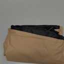 QH.HOME Fire Pit Cover Round-36" D X 24" H Inch Heavy Duty 900D Strong Tear-Resistant and UV Resistant and Waterproof and Fading Resistant Polyester Firepit Covers Round for Outdoor Fire Pit-Wheat