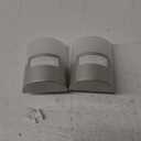 GE LED Motion Sensor Night Light, Plug into wall, 40 Lumens, Soft White, UL-Certified, Energy Efficient, Ideal Nightlight for Bedroom, Bathroom, Kitchen, Hallway, 46633, Silver, 2 Pack