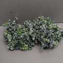 DearHouse Faux Eucalyptus Garland Plant, 2 Pack Artificial Vines Hanging Eucalyptus Leaves Greenery Garland for Wedding Backdrop Arch Wall Decor, 6 Feet/pcs UV Protected Indoor Outdoor