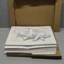 PACKQUEEN Extra Large White Valentine's Day Gift Box with Window, 16.3x14.2x5 Inches Clear Gift Box for Present Contains Ribbon, Card, Bridesmaid Proposal Box with Lid (Glossy White)