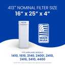 AprilAire 413 Replacement Filter for AprilAire Whole House Air Purifiers - MERV 13, Healthy Home Allergy, 16x25x4 Air Filter (Pack of 1)