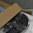 Adesso Floor Lamp with 5 Movable Shades & Adjustable Brightness  Perfect Lighting for Bedroom Decor, Beauty & Art Studio, Silver