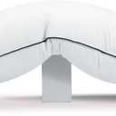 Luxury Down Pillow Standard Size, Ultimate Comfort High Fill Power, 100% Cotton Shell - Soft Bed Pillow for Sleeping - Standard (20" x 26")