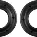 Front Coil Spring Insulators, Front Upper Coil Spring Isolators Fit for 2007-2018 Jeep Wrangler JK JKU (Pair of 1)