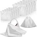 COMNICO Dust Bags for Handbags, 12 Pcs Silk Dust Covers With Drawstring Travel Storage Pouch Purse Storage Organizer for Purses and Handbags Shoes Boots Bags Luggage
