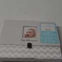 Pearhead Baby Briefcase and Document Organizer, All In One Expanding File Folder, Baby's Paperwork and Records, Newborn Keepsake and Memory Box with Labels, Baby Girl or Baby Boy Gift, Gray Chevron