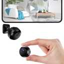 ZoomaraKam 1080P HD WiFi Indoor Mini Camera Wireless for Home Security-Motion Detection & Auto Night Vision-Nanny Cam with Cloud & SD Storage-Magnetic Installation