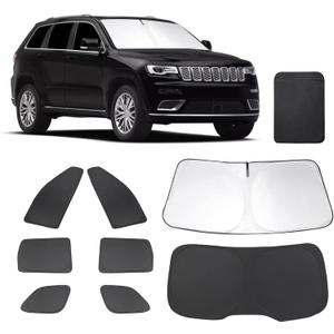 8PCS Car Window Shades for Jeep Grand Cherokee 2011-2021 Accessories
