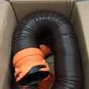 Camco RhinoFLEX 15-Ft RV Sewer Hose Kit - Features Clear Elbow Fitting w/Removable 4-in-1 Adapter - Connects to 3 Slip or 3/3.5/4 NPT Threaded Sewer Connection (39770)