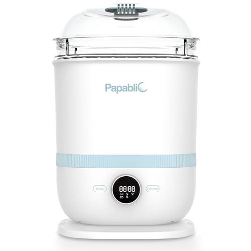 Papablic Bottle Sterilizer and Dryer Pro, 13 Bottles Extra-Large Capacity for Big Family, Electric Steam Bottle Sanitizer for Baby Bottles, Parts & Other Newborn Essentials