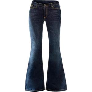 EVEDESIGN 70s Outfits Bell Bottom Pants for Men,Mens Bell Bottom Jeans Flared Jeans (Small, Blue1)