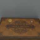 AMEROUS Magnetic Wooden Chess and Checkers Game Set, 15 Inches (2 in 1) Chess Board Games, 2 Extra Queens - Gift Package - Game Pieces Storage Slots, Beginner Chess Set for Kids, Adults