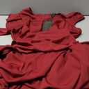 Dressystar 2026 Women High Low Wedding Guest Prom Dress Bodycon Sleeveless Ruffle Formal Evening Cocktail Party Dresses (Medium, Burgundy)