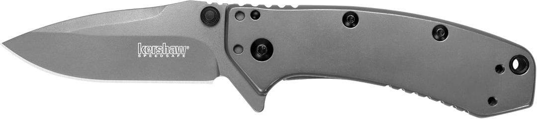 Kershaw Cryo Pocket Knife, EDC Knife with Speedsafe Assisted Opening, 2.75 Inch Stainless Steel Blade, Multiple Styles (1555TI)