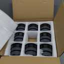 Silicone Body Mount Kit Compatible with 2008-2016 Ford F-250 F-350 Durable Cab Bushings Reduce Noise & Vibration, Superior to OEM and PU Mounts8 Pack (Black), Pack Of 8