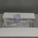 FENCHILIN Vanity Mirror with Light Lighted Makeup Mirror Vanity Makeup Mirror Smart Touch Control 3Colors Dimable Light Detachable 10X Magnification 360Rotation(White)