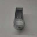 QWORK Aluminum HVAC Duct Transition, 6'' Dia x 3-1/4" x 10'' L Galvanized Transition - Round to Rectangular Duct, for Ventilation Systems