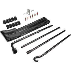 Dr.Roc Spare Tire Kit Spare Tire Tool Compatible with Ford F150 2004 to 2019 and Lincon Mark LT 2006-2014 Spare Tire Tool Kit Spare Tire Jack Handle and Wheel Lug Wrench