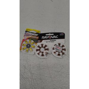 Eveready AZ10DP-8 And Rayovac Size 312 Hearing Aid Batteries, Hearing Aid Batteries Size 312, 16 Count