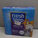 Fresh Step Clumping Cat Litter, Multi-Cat, Long Lasting Odor Control Kitty Litter with Activated Charcoal, Low Dust Formula, 14 lb