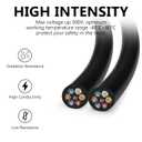 16 Gauge 7 Conductor Electrical Wire, 32.8FT 16AWG PVC Thermostat Wire, Low Voltage Landscape Wire, Flexible Cord for Extension Cable Automotive Garden Bell Speaker