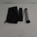 Grope Portable Camping Table with Aluminum Table Top, Folding Beach Table Easy to Carry, Prefect for Outdoor, Picnic, BBQ, Cooking, Festival, Beach, Home Use (Black-S)