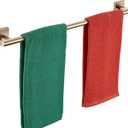 KOKOSIRI Bathroom Towel Bar Bath Towel Holders for Toilet Kitchen Cabinet Wall Mount 24 Inch Champagne Bronze Stainless Steel B4005CPG-L24