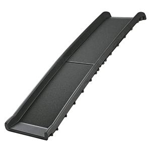 TRIXIE Folding Dog Ramp with Non-Slip Surfaces - Pet Ramp for Large Cars and SUVs - Foldable, Easy to Store and Clean - in Black