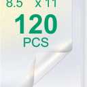 120-Pack White Shimmer Metallic Golden Double-Sided Cardstock | 8.5x11 Inches 244GSM | Laser Printer Friendly for Weddings, Birthdays & Crafts