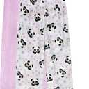 Saint Eve Kids Girls Fuzzy Pajama Pants, 2 Piece PJ Pant Set and Sleep Mask (Medium)