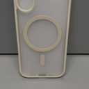 SUPFINE Magnetic for iPhone 17 Case (Compatible with MagSafe)(Military Grade Drop Protection) Translucent Matte Shockproof with Anti-Fingerprint Phone Cover,Antique White