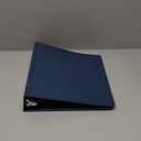 Carstens 3-Inch Heavy Duty 3-Ring Binder - Side Opening, Navy Blue, Durable Plastic, Precision No-Gap Rings, Waterproof Cover, No Pockets, Holds 400 US Letter Sheets, BPA-Free, Made in USA (1749-3R) (Individual)