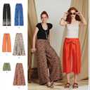 Simplicity 8134 Easy to Sew Women's Pants and Shorts Sewing Patterns, Sizes 14-22,White (Size: R5 (14-16-18-20-22), Multicolor)