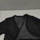 Women Shrug Chiffon Cardigans Open Front Short Sleeve Bolero for Evening Dressy , size XL