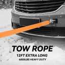 Car Emergency Safety Kit Bag with Portable Air Compressor, Jumper Cables,First Aid Kit, Tire Pressure Gauge, Auto Vehicle Safety Road Side Assistance Kits Essentials,for Women, Men, Teen