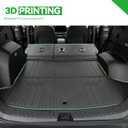 Cargo Liners & Backrest Mat for 2025 2026 Chevy Equinox Fuel (Only for Gas) & 2025 2026 GMC Terrain, All Weather TPE Trunk Mat Back Seat Cover for Chevrolet Equinox Accessories