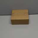 50 Pcs 5 Oz Baking Pans with Clear Lid, 2.5 Inch Kraft Paper Square Cupcake Cups, Mousse Cake Liner, Disposable Container For Oven