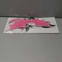 20Pcs Halloween Garage Decoration Magnet Stickers Black Pink Bat Refrigerator Decals Magnet Stickers for Party Home Door Dishwasher Decor