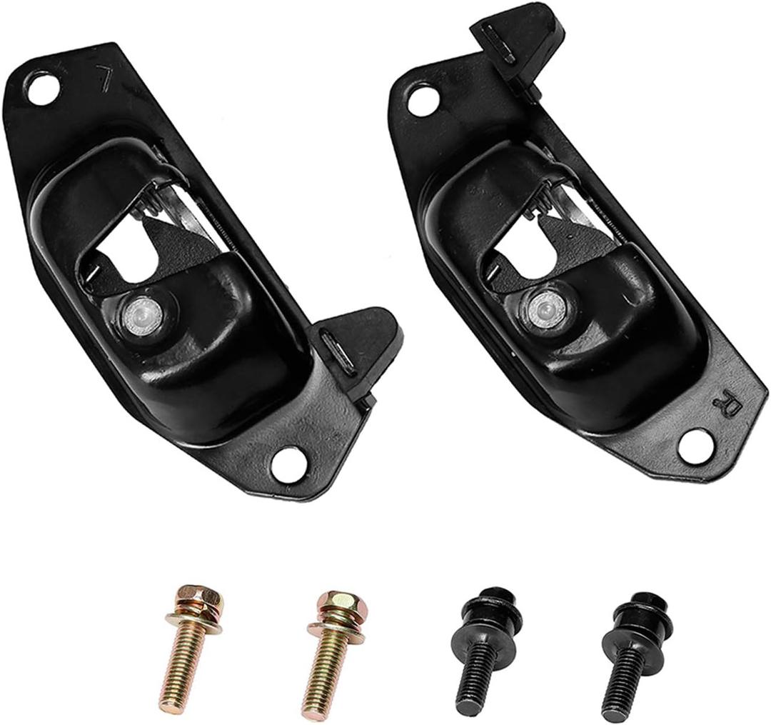 Left & Right Tailgate Latch Lever Rear Gate Lock Latch | for 1999-2007 Chevy Silverado GMC Sierra Cadillac Escalade EXT | Replaces# 15921948, 15921949