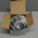 50 Feet Christmas Tinsel Garland, Metallic Twist Garland for Christmas Tree Xmas Indoor Decorations (Green White)