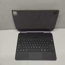 Jibrealg Magic Keyboard for iPad Air 13(M3 2025/M2 2024) & iPad Pro 12.9 (6th/5th/4th/3rd Gen), Slim Case with Keyboard, Lightweight Keyboard Case with Multi-Touch Trackpad, 7-Color Backlit, Black