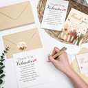 50 Sets Volunteer Thank You Cards with Envelopes and Stickers Appreciation Gifts Bulk You Are Greatly Appreciated Cards for Volunteers Social Workers Pastor Church Ministry Charity Supplies